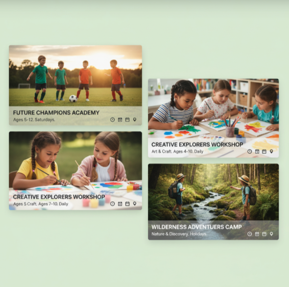 Community marketplace illustration